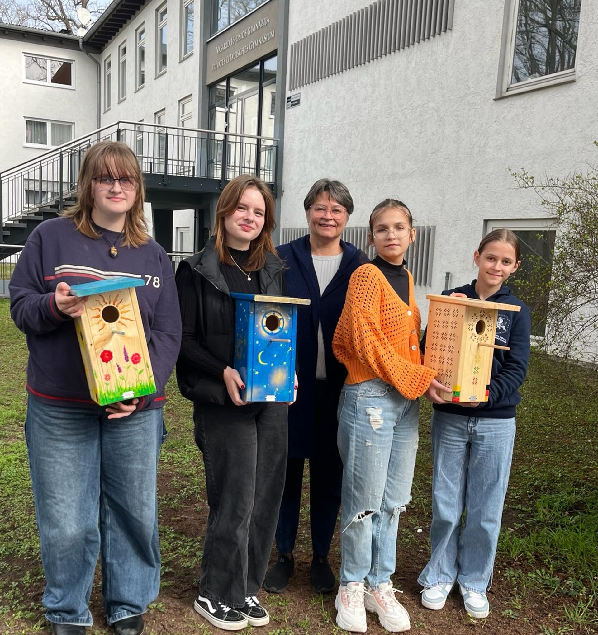 Nistkästen für die Aktion “Freiheitsvögel”