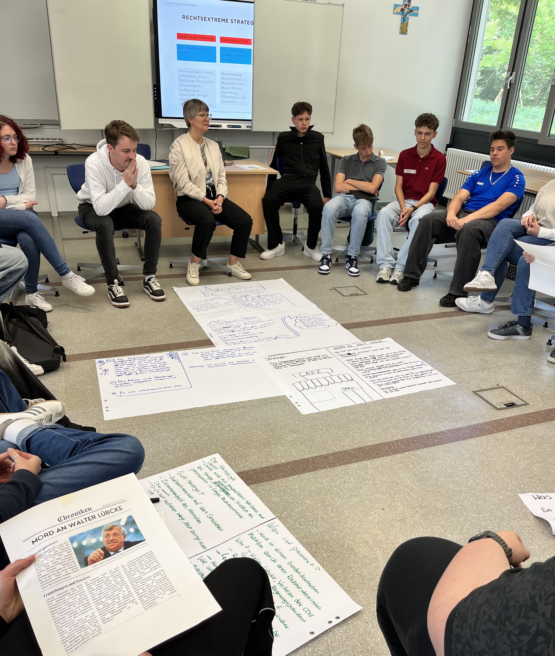 Workshop zum Thema Rechtsextremismus (Foto: S. Ballay-Krämer)