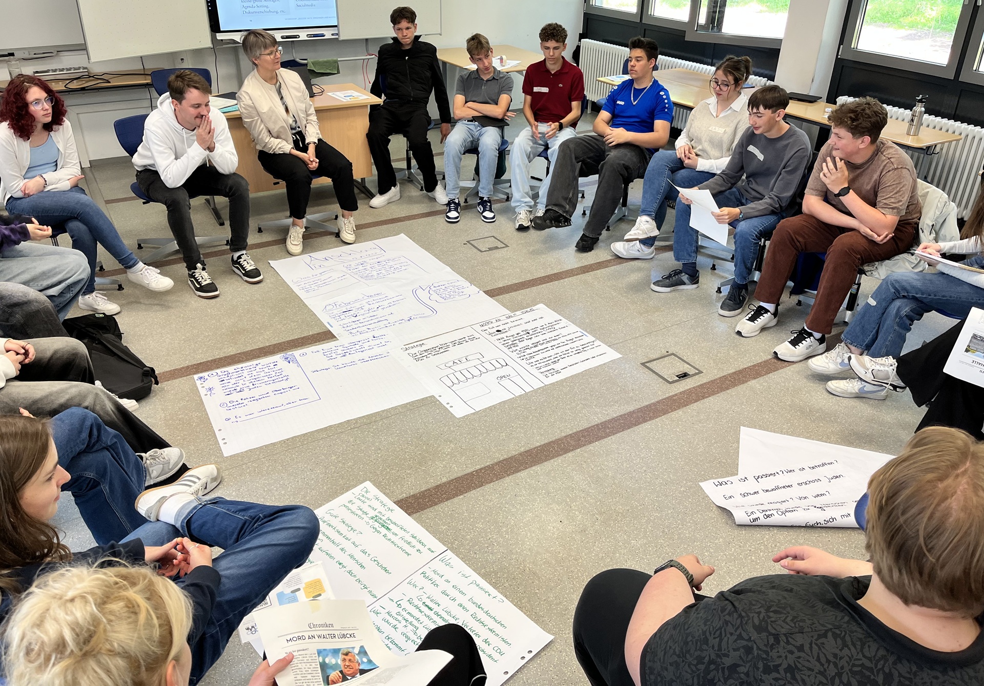 Workshop zum Thema Rechtsextremismus (Foto: S. Ballay-Krämer)