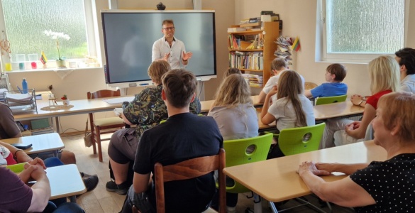 Varšuvos universiteto profesoriaus vizitas