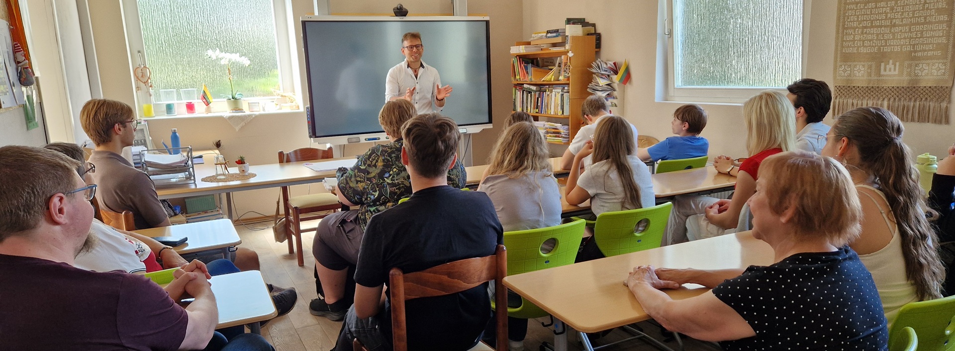 Varšuvos universiteto profesoriaus vizitas (Foto: A. Geibel, D. Kriščiūnienė)